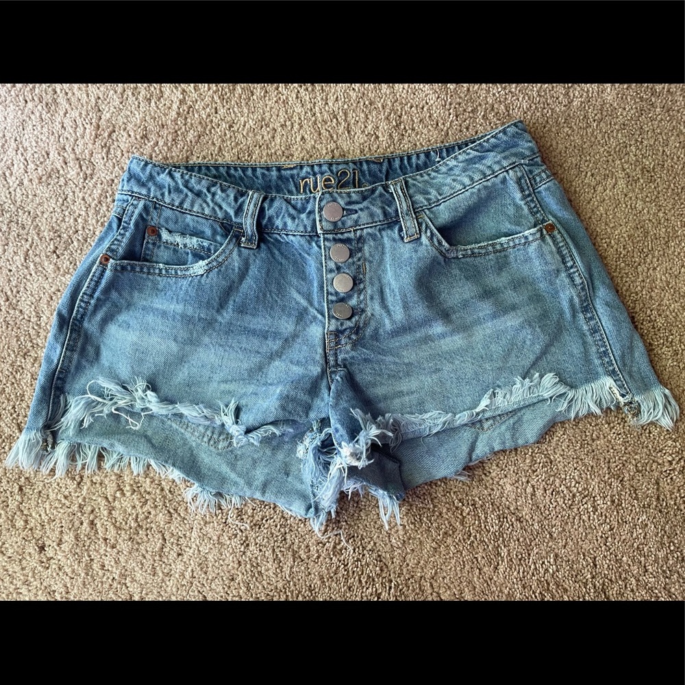 Jean Shorts, Size:4, Rue 21